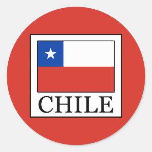 Chile Runder Aufkleber