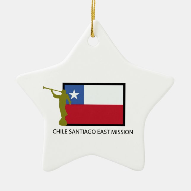 Chile-Santiagoostauftrag LDS CTR Keramik Ornament (Vorne)