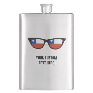 Chile Shades-benutzerdefinierte Flasche Flachmann