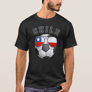Chile Soccer Fan Sunglass Football Chillean T-Shirt