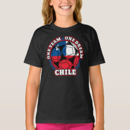 Chile Soccer One Team One Dream T-Shirt