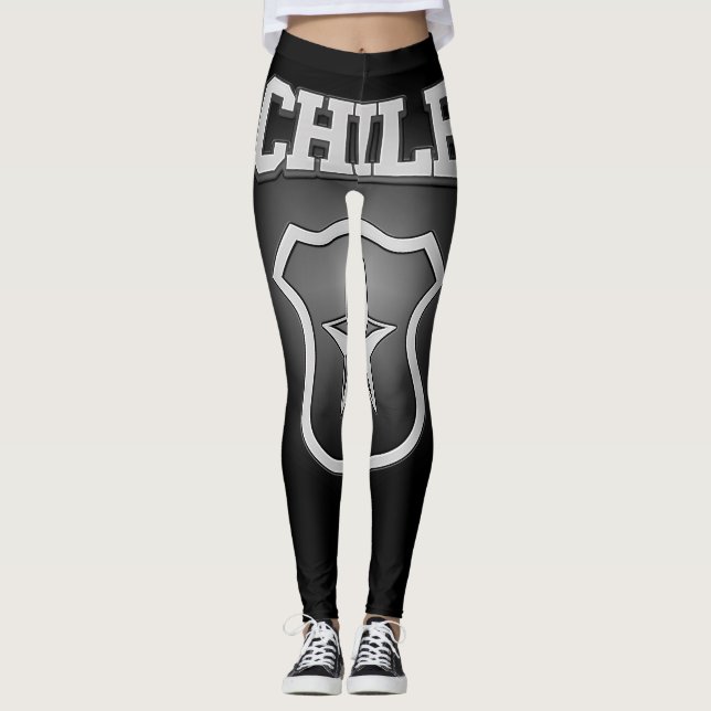 Chile-Wappen Leggings (Vorderseite)