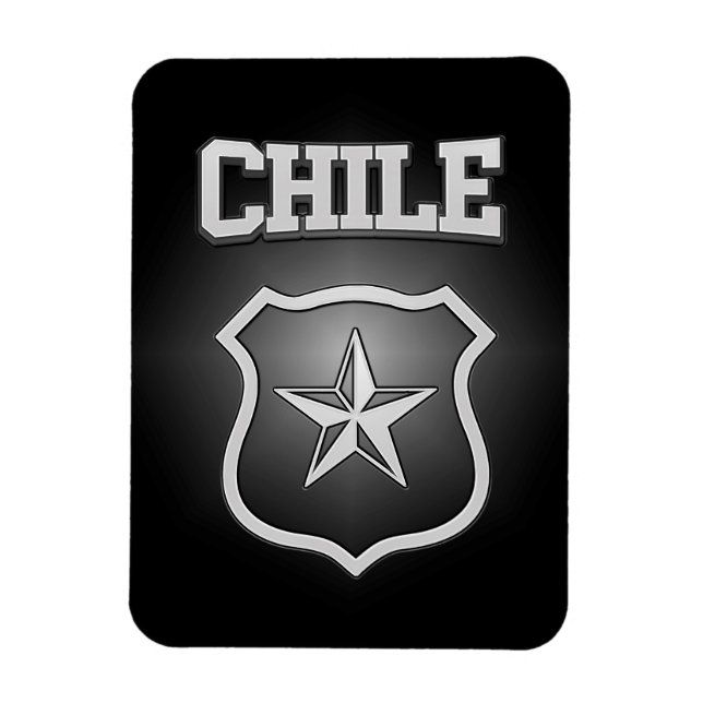 Chile-Wappen Magnet (Vertikal)