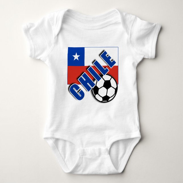 CHILE World Soccer Fan Tshirts (Vorderseite)