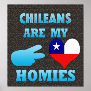 Chilenen sind meine Heimat Poster