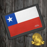 Chilenische Fahne, Chile-Patrioten / Sportarten Trifold Geldbörse<br><div class="desc">WALLETS: Chile & chilenische Fahne Mode - Liebe in meinem Land,  Reisegeschenke,  Großvater Geburtstag,  Nationalpatrioten / Sportfans</div>