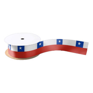 Chilenische Flagge Satinband