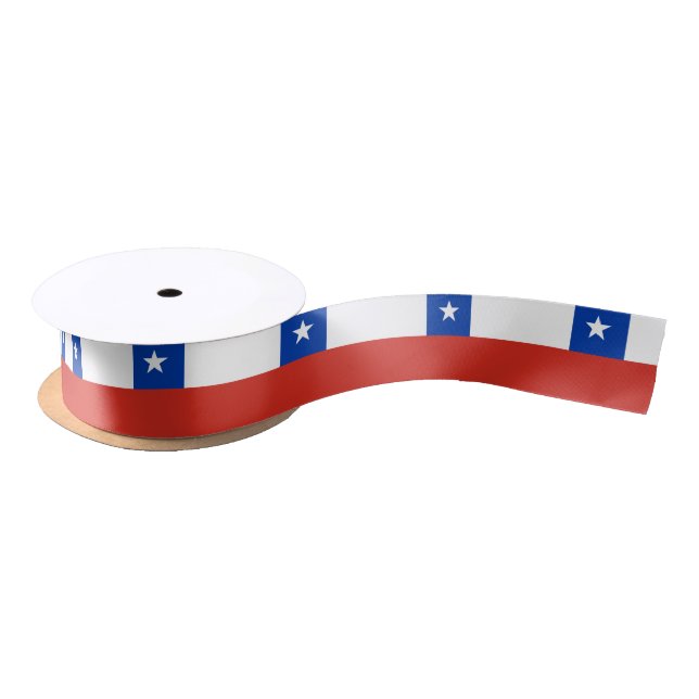 Chilenische Flagge Satinband (Spule)