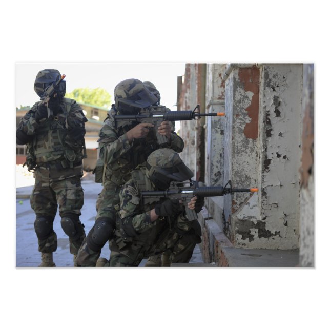 chilenische Marines Fotodruck (Vorne)