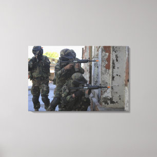 Chilenische Marinesoldaten Leinwanddruck