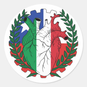 Chilenischer Chile Saint Josephs Italien Runder Aufkleber