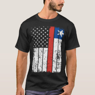 Chilenischer T - Shirt der amerikanischen Flagge -