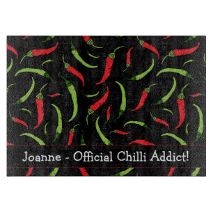 Chili Addict Gewürzfutter Lover Chili Paprikaschot Schneidebrett