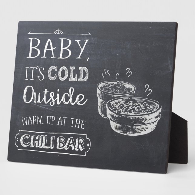 Chili Bar Sign Fotoplatte (Seite)