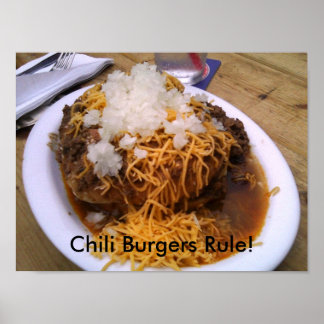 Chili Burger Poster