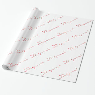 Chili Capsaicin Molekulare Chemische Formel Geschenkpapier