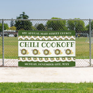 Chili Chili Suppenkeks Wettbewerb Abendessen Banner