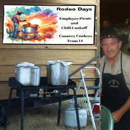 Chili Cooking Cowboy 1 (Bohnen oder keine Bohnen) Banner