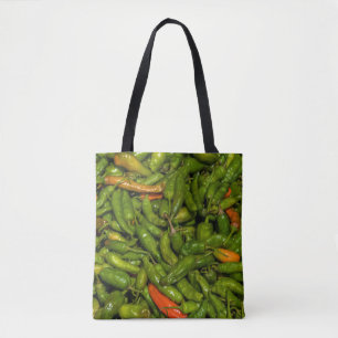 Chili für den Verkauf auf dem Markt Tasche