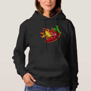 Chili Heißer Pfeffer Atmet Feuer Scharfe Chilis So Hoodie