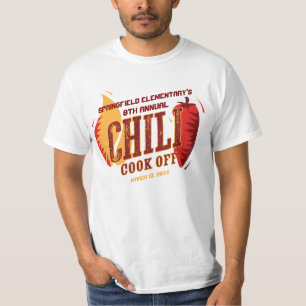 Chili-Koch ab  GRILLEN-Cookout-Wettbewerb T-Shirt