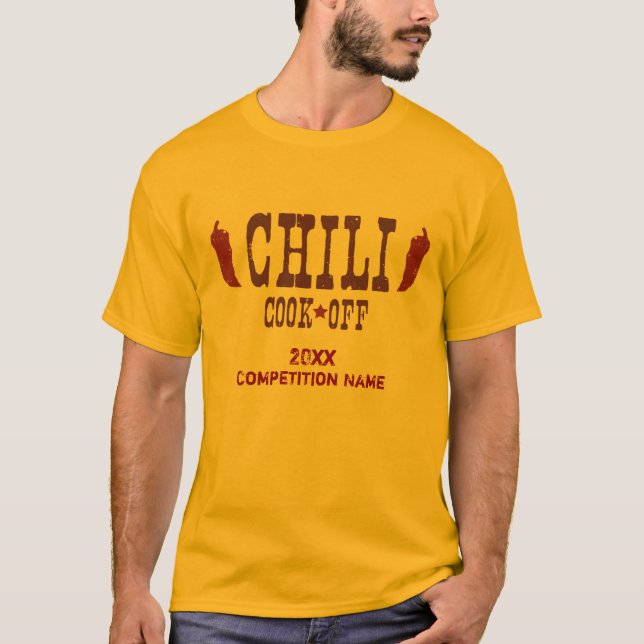 Chili-Koch weg vom Wettbewerb T-Shirt (Vorderseite)