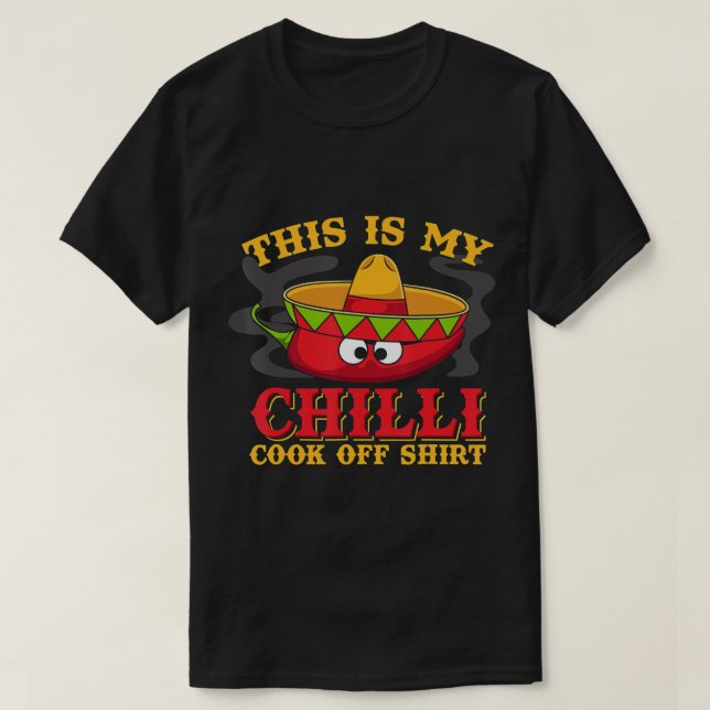 Chili kochen Geschenke Chili Keks Sonniger T - Shi T-Shirt (Design vorne)