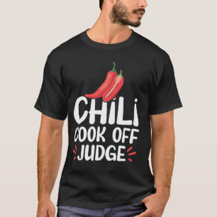 Chili-Kochwettbewerb-Richter Scharfe Rote Paprika T-Shirt