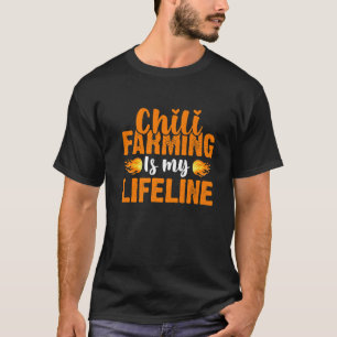 Chili Landwirtschaft ist mein lebendiger, sonniger T-Shirt