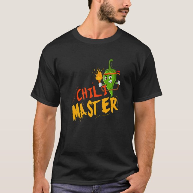 Chili Master Gewürzaroma Pfeffer Feinschmecker Foo T-Shirt (Vorderseite)