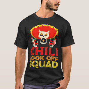 Chili Off Squad Skull Chilihead GRILLEN Army am be T-Shirt