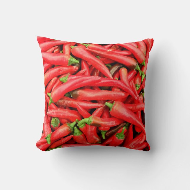 CHILI PAPRIKASCHOTEN 2 KISSEN (Vorderseite)