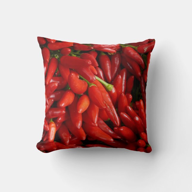 CHILI PAPRIKASCHOTEN 3 KISSEN (Vorderseite)