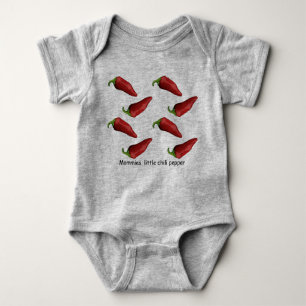 Chili-Paprikaschoten Baby Strampler