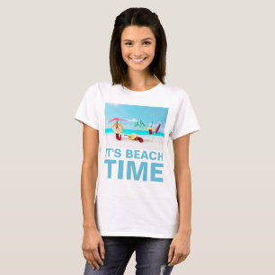 Chili Paprikaschoten Beach Time Funny Brauch T-Shirt