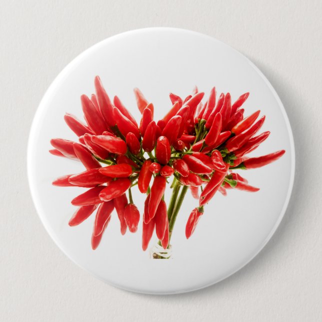 Chili-Paprikaschoten Button (Vorderseite)
