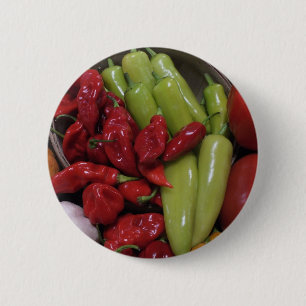 Chili-Paprikaschoten Button
