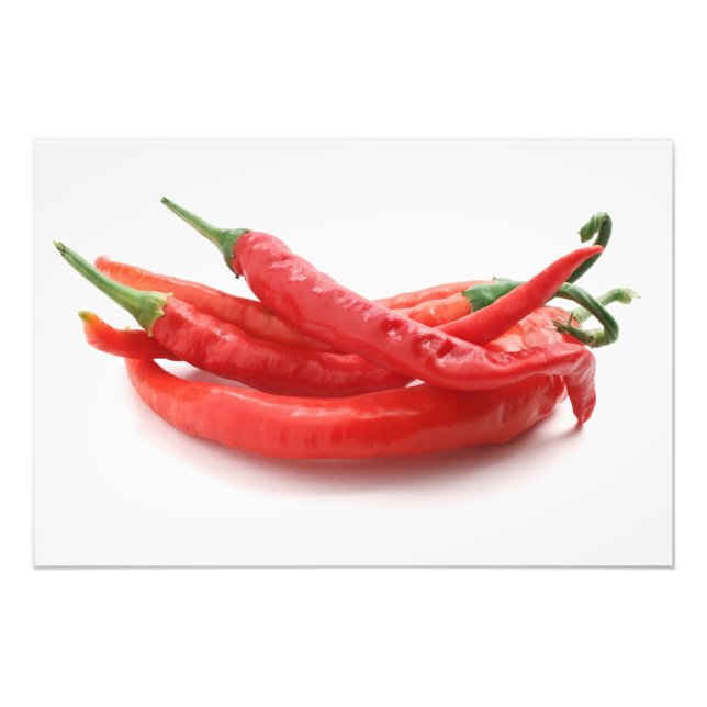 Chili-Paprikaschoten Fotodruck (Vorne)