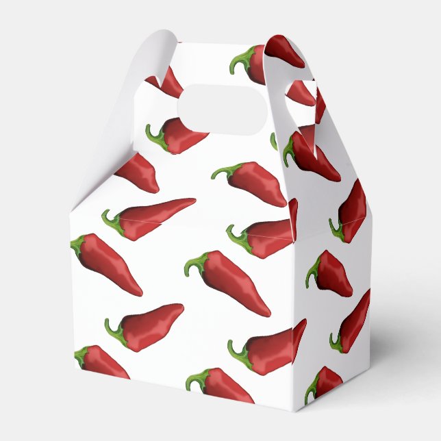 Chili-Paprikaschoten Geschenkschachtel (Rückseite)