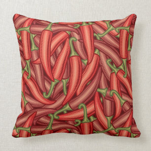Chili-Paprikaschoten Kissen