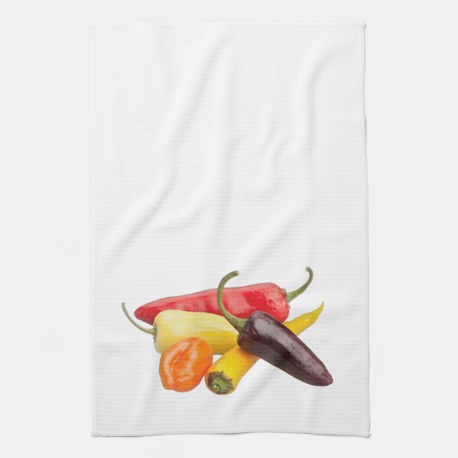 "Chili Paprikaschoten Küchentücher (Vertikal)
