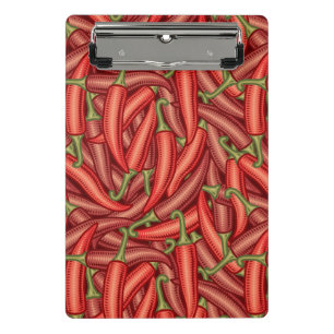 Chili-Paprikaschoten Mini Klemmbrett