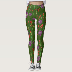 Chili Paprikaschoten Pflanze Botanische Benutzerde Leggings
