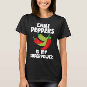 Chili Paprikaschoten Red Hot Spicy Pfeffer essen M T-Shirt