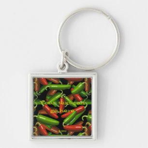 Chili-Paprikaschoten Schlüsselanhänger