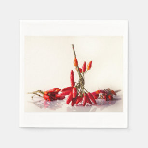 Chili-Paprikaschoten Serviette