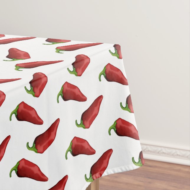 Chili-Paprikaschoten Tischdecke (Beispiel)