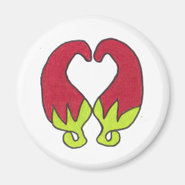 Chili Pepper Liebe Magnet