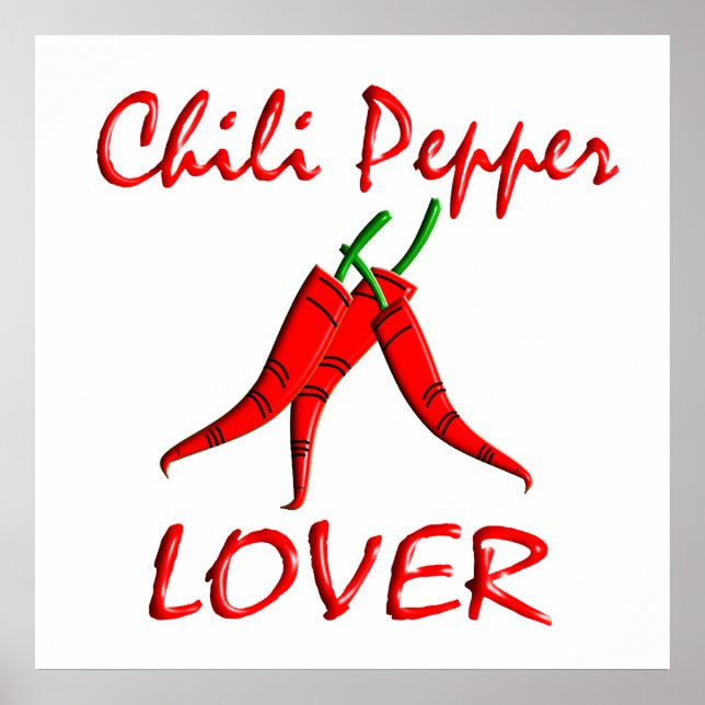 Chili Pepper Lover Poster (Vorne)