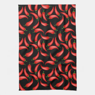 Chili Pepper Motif serviette de cuisine